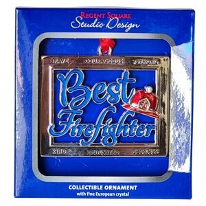 Regent Square Best Firefighter Christmas Ornament‎ First Responder Decoration